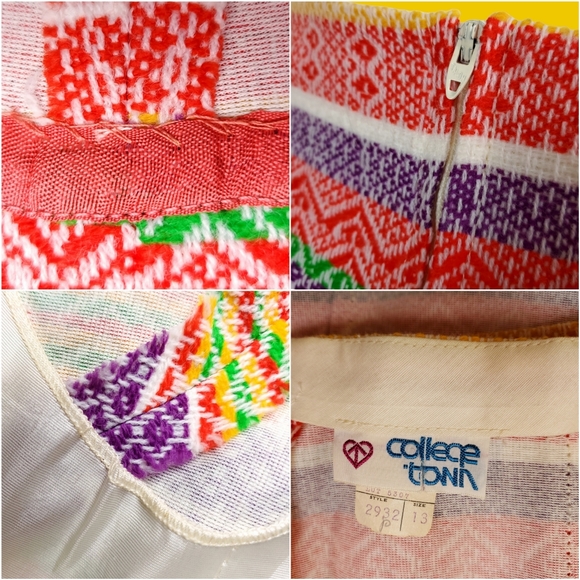 SOLD 1960s mod skirt set - Picture 14 of 15